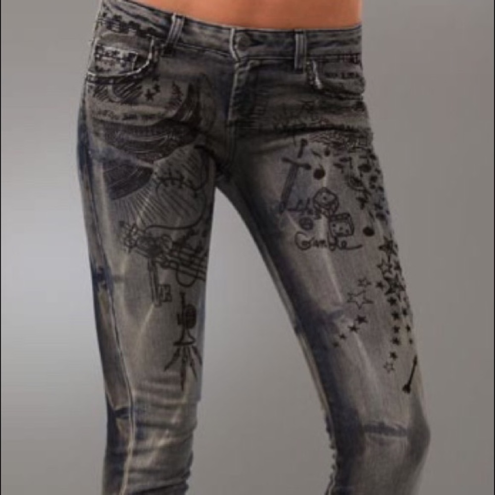 Unknown Factory Punk Basic Jeans